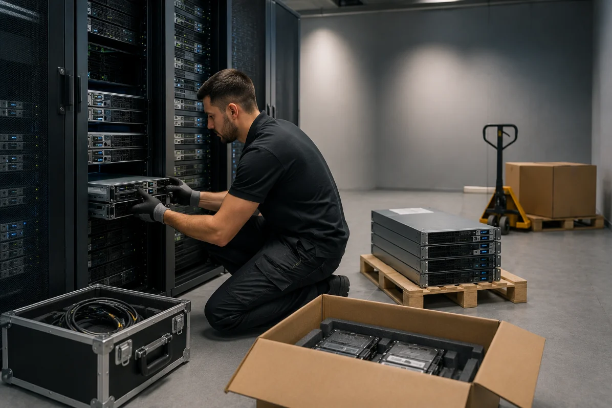 IT-Abbau vor Ort · Logistik